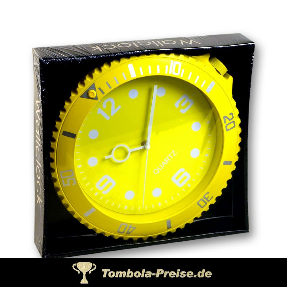 TreuePr&auml;sent Wanduhr Kunststoff-Ziffernblatt