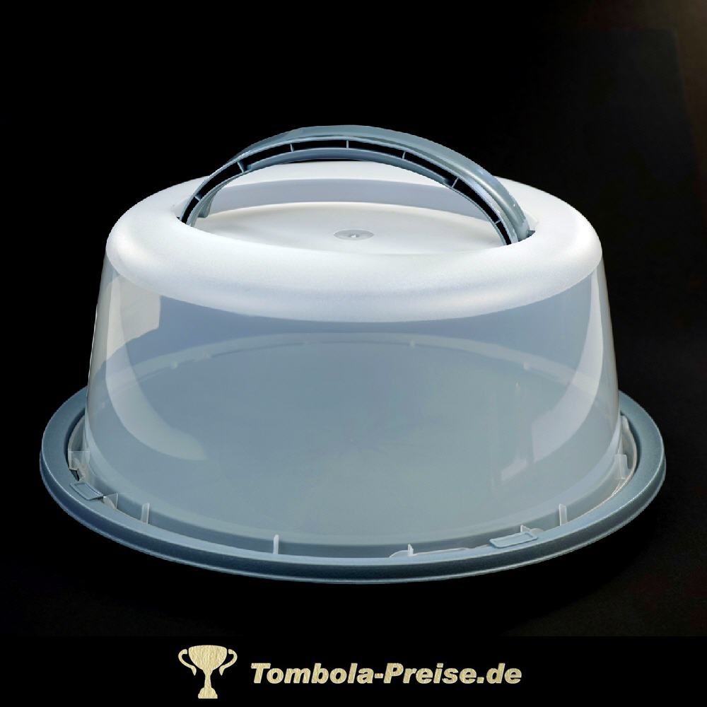 Tortenbeh&auml;lter rund blau