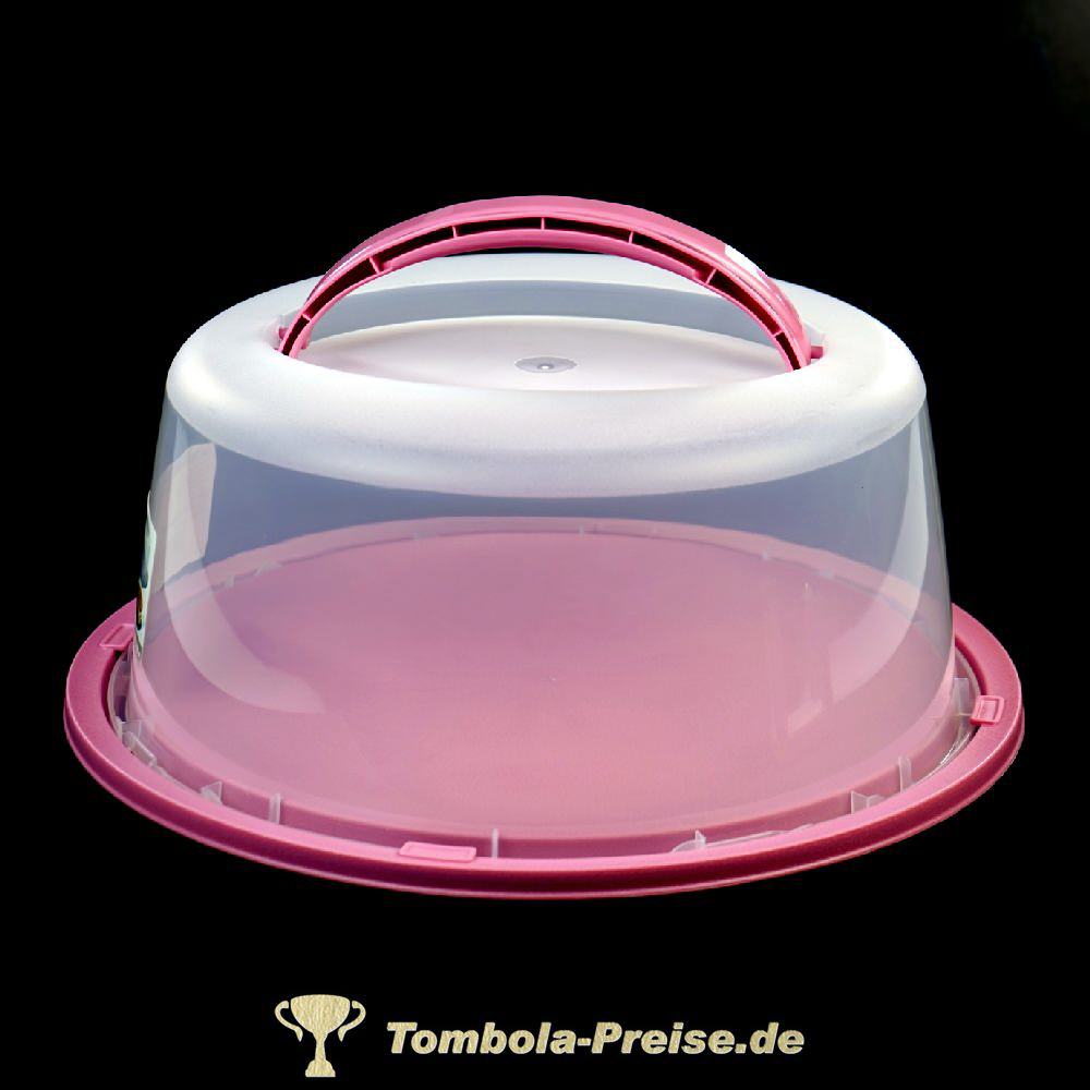 Runder Tortenbeh&auml;lter rosa