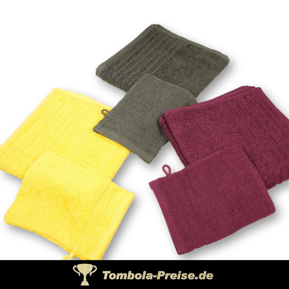 Handtuch und Waschlappen Set