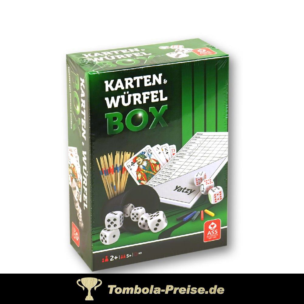 TreuePr&auml;sent Karten- und W&uuml;rfelbox