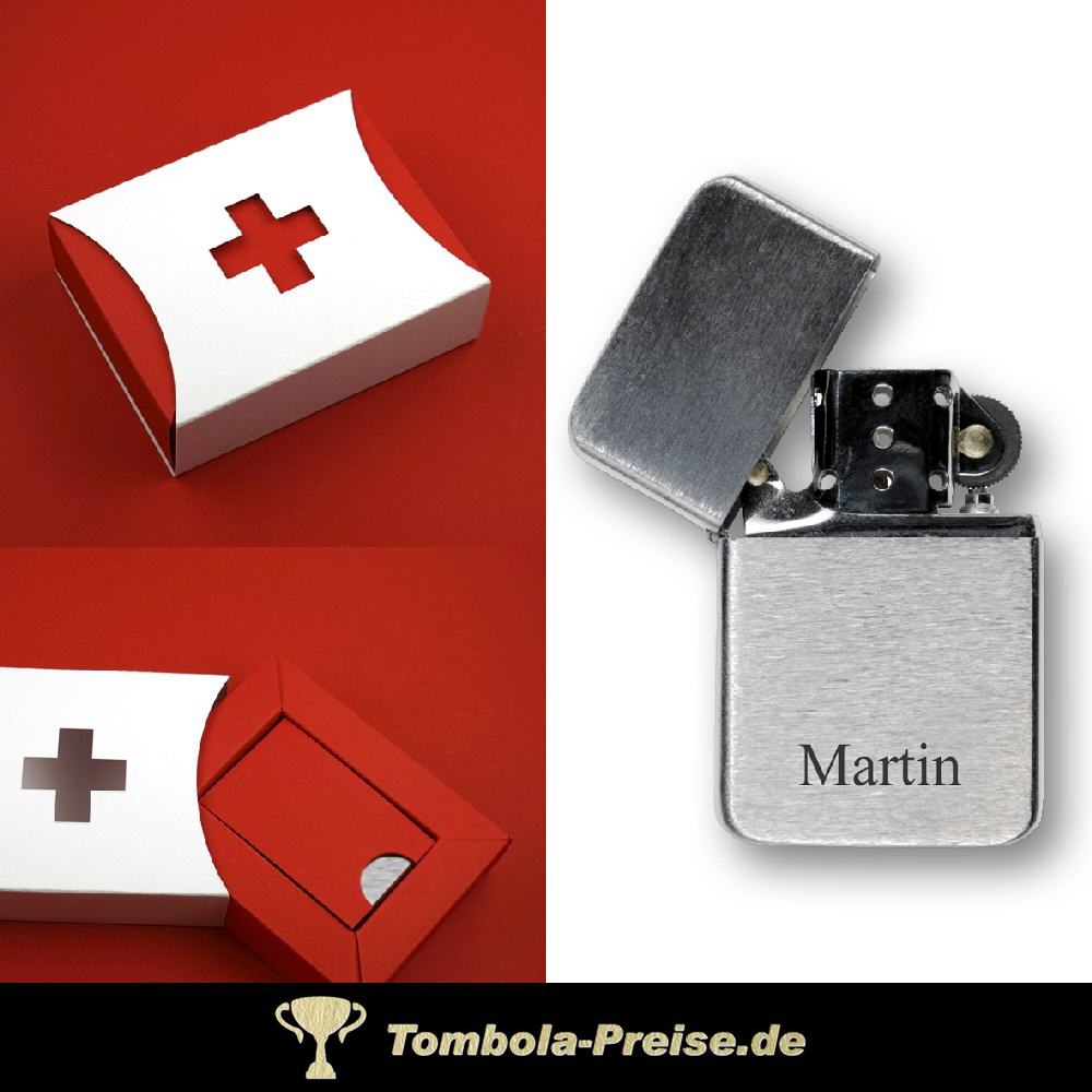 Zippo Benzinfeuerzeug mit Namensgravur