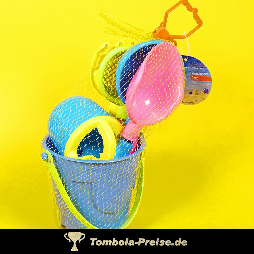 6teiliges Sandspielzeug