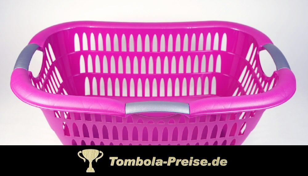 TreuePr&auml;sent Waschkorb aus Kunststoff 60 x 40 x 22 cm