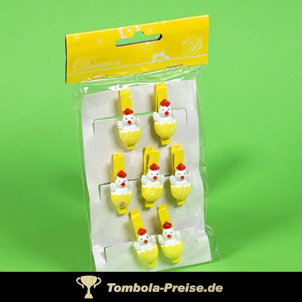 Osterdeko-Holzklammern