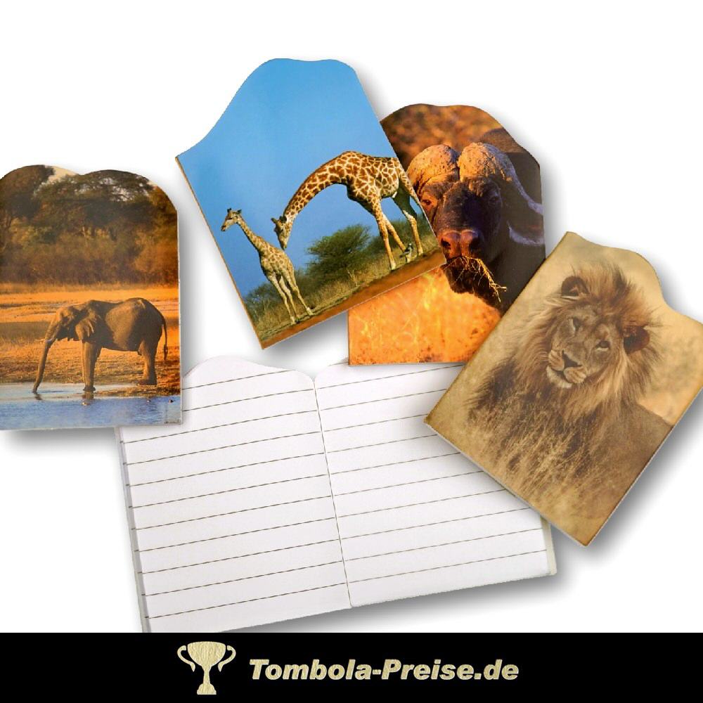 Notizb&uuml;cher mit Tiermotiven