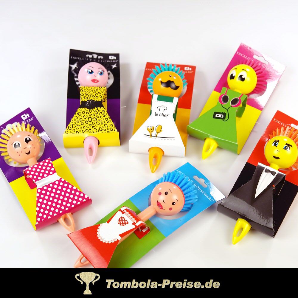 Sp&uuml;lb&uuml;rsten im lustigen Design