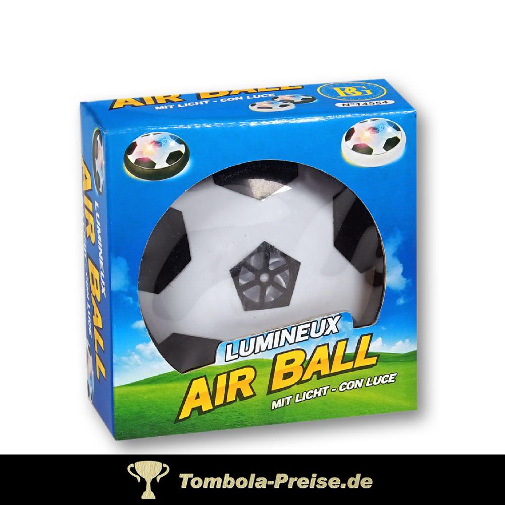 Luftkissen-Fu&szlig;ball beleuchtet