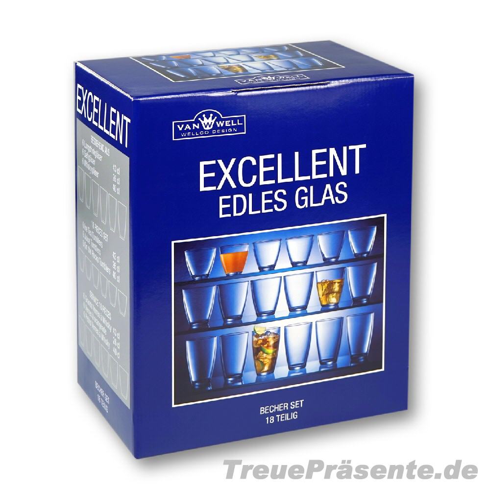 Becherset 18-teilig