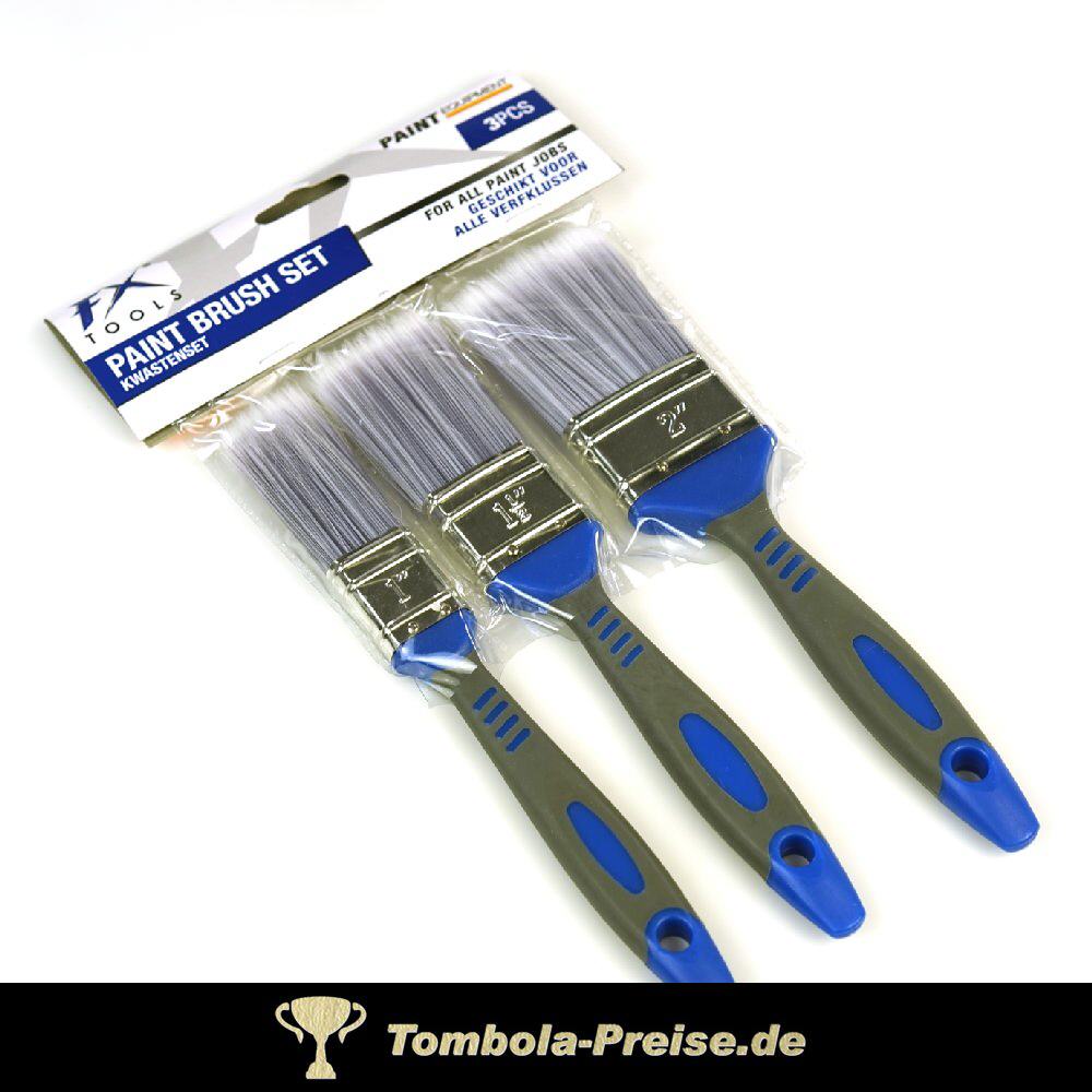 Maler-Pinsel-Set 3teilig