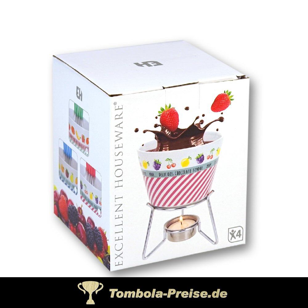 Schoko-Fondue-Set