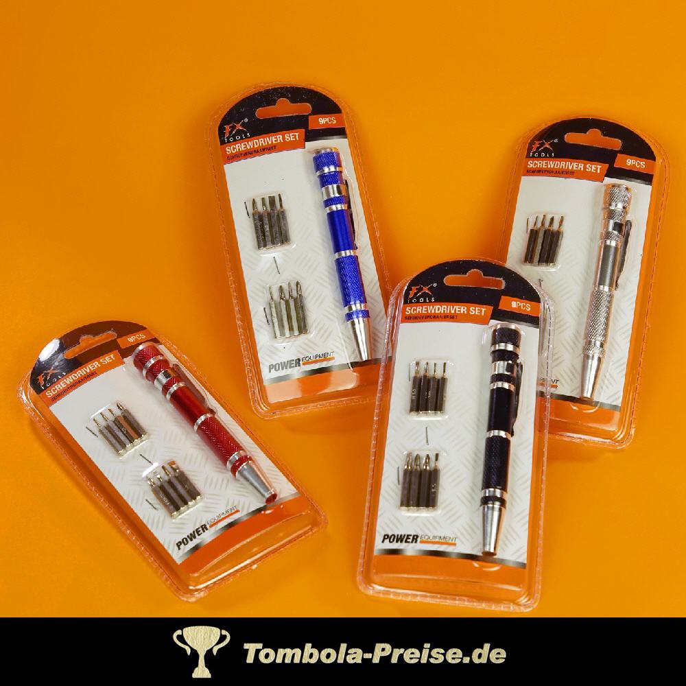 Schraubenzieher-Stift mit Aufs&auml;tzen