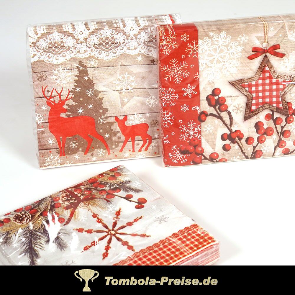 Weihnachtsservietten