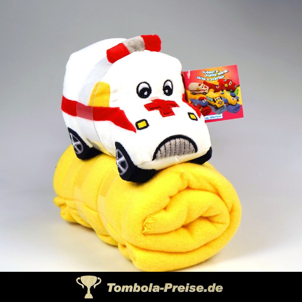 Pl&uuml;schtier mit Decke