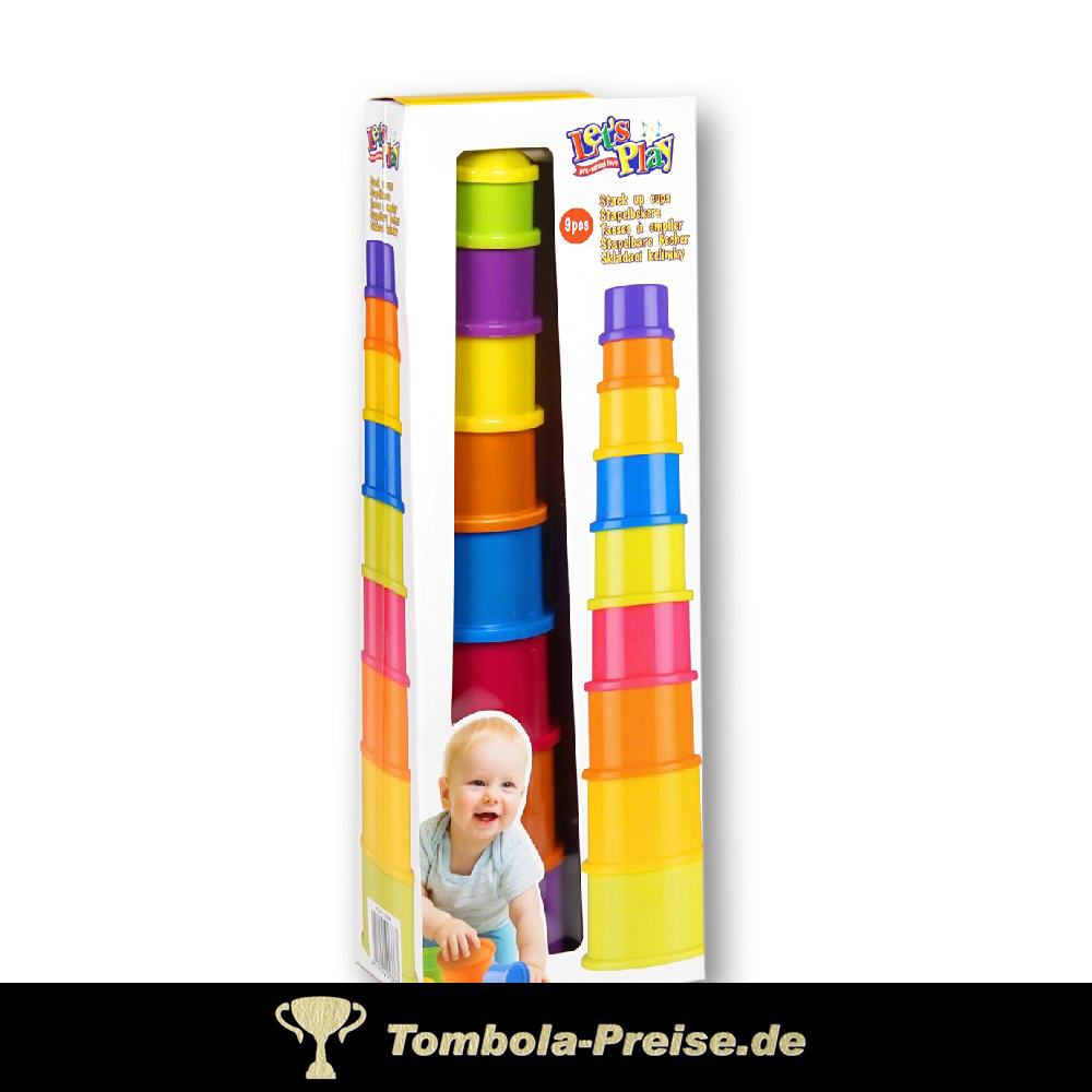 Spielbecher Stapelturm