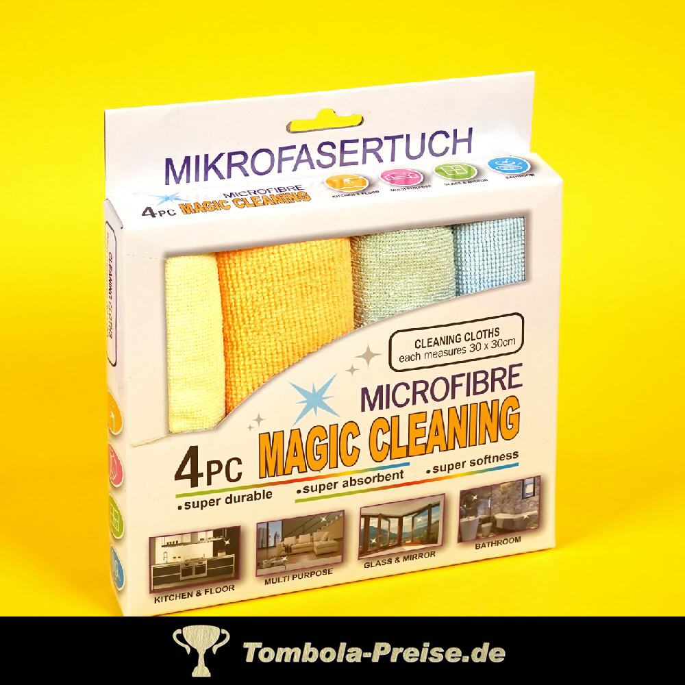 Mikrofaser Reinigungst&uuml;cher 4er-Set