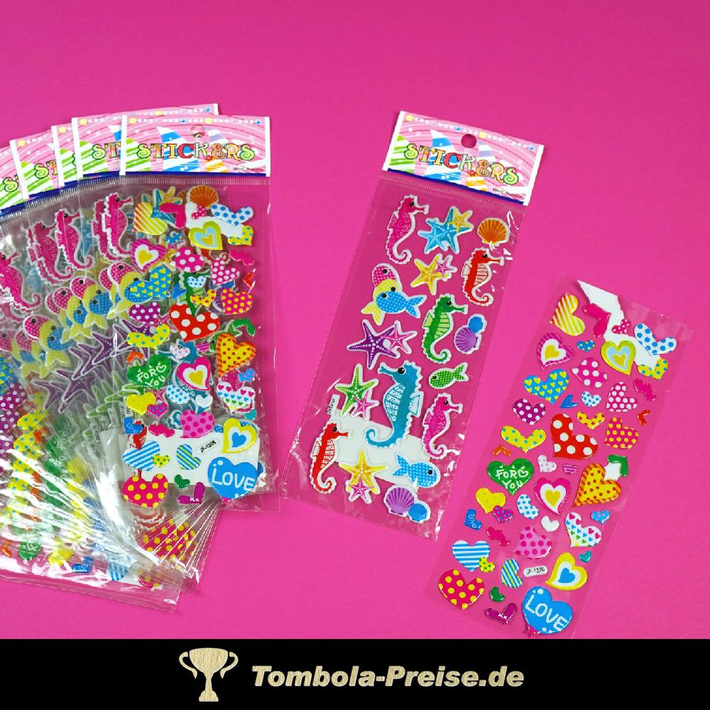 Sticker Herzen & Tiere