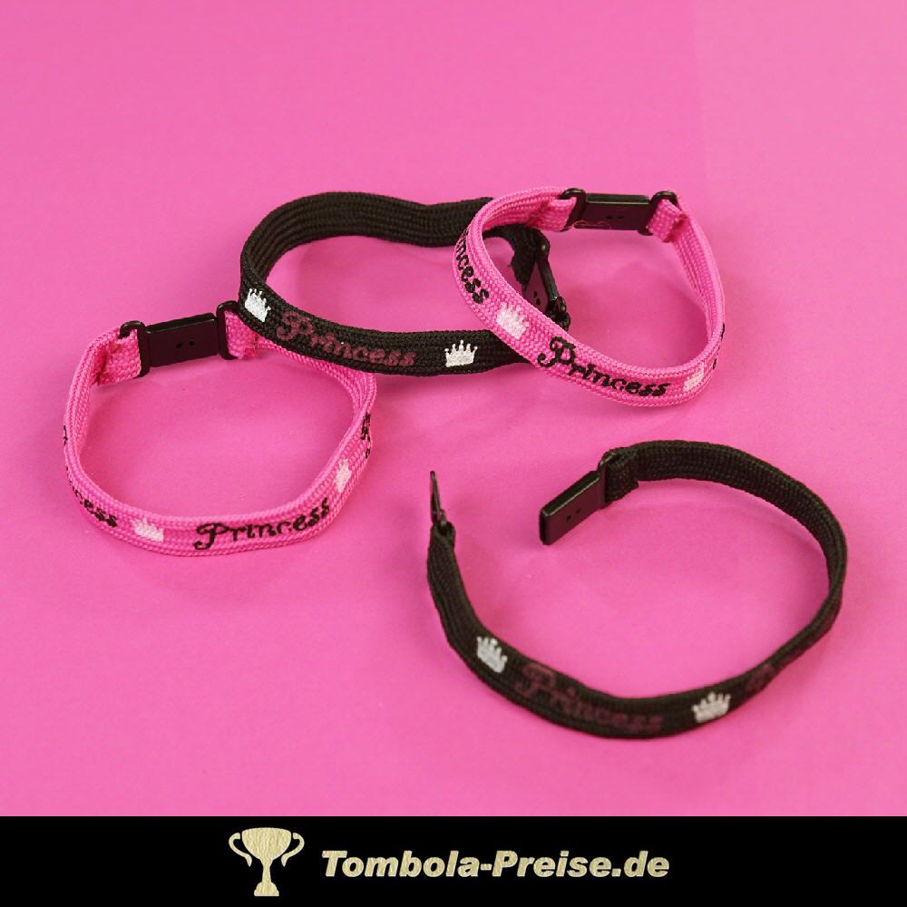 Prinzessinnen-Armb&auml;nder mit Verschluss