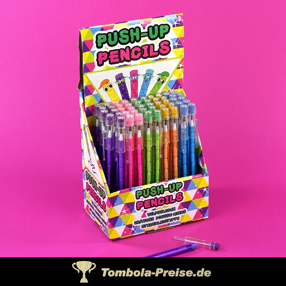 Bleistifte mit Steckmine im Display