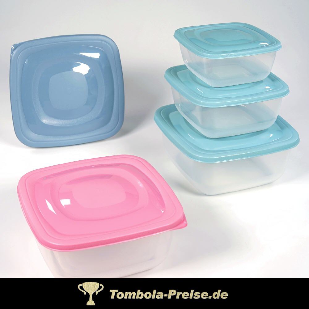 Vorratsdosen 3er-Set quadratisch