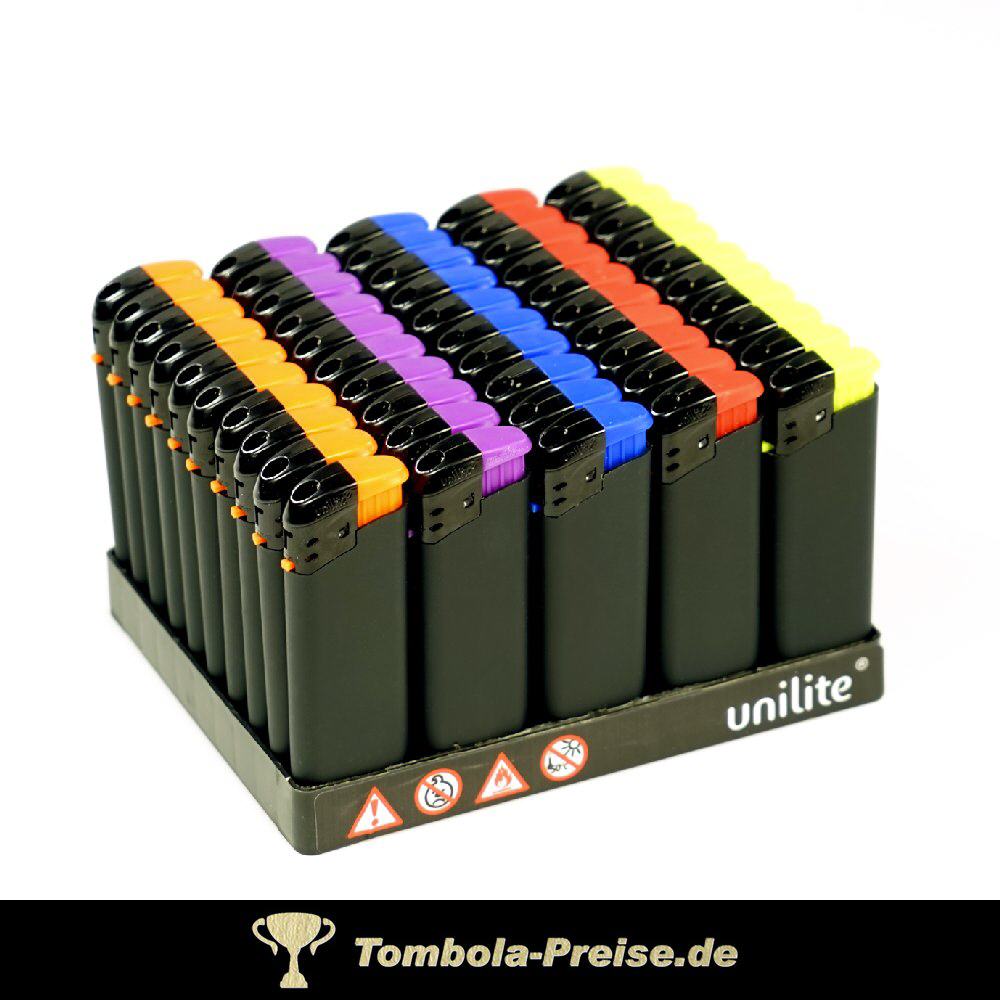 Feuerzeuge Rubber Black