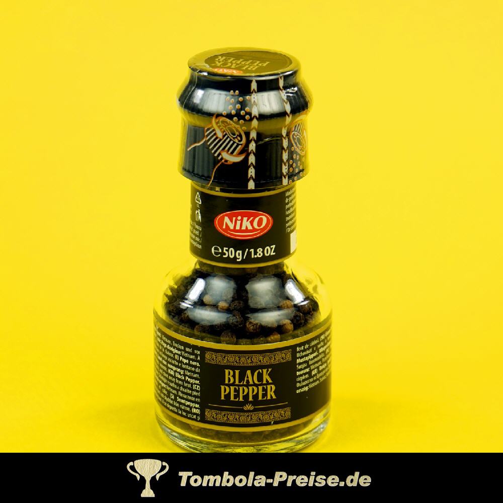 Gew&uuml;rzm&uuml;hle Pfeffer schwarz