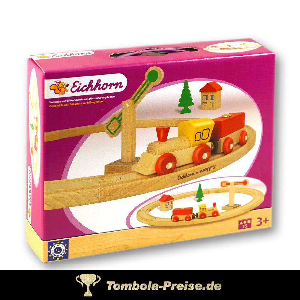 TreuePr&auml;sent Eichhorn Holzbahn