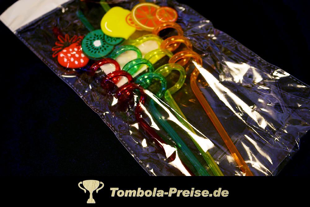 TreuePr&auml;sent Trinkhalme Fr&uuml;chte