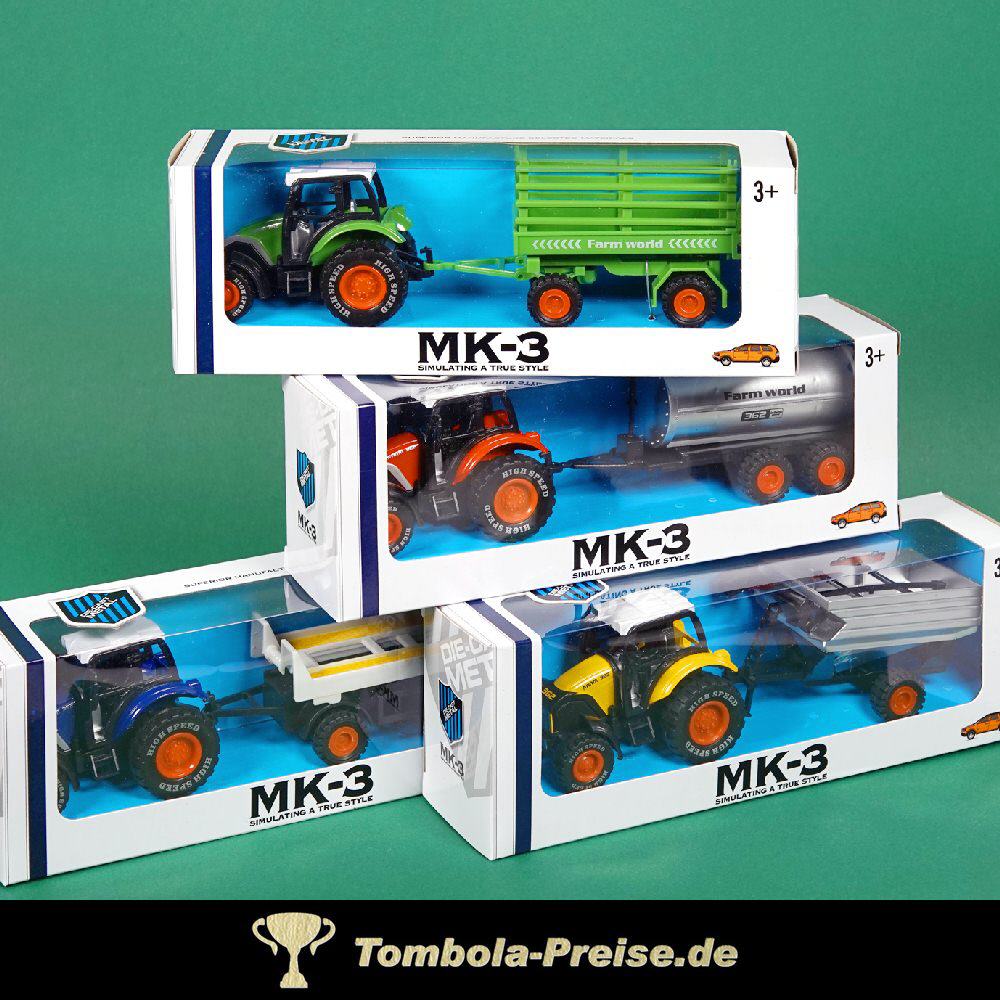 Farm-Traktor mit Anh&auml;nger