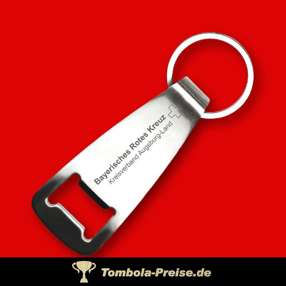 Edelstahl-Flaschen&ouml;ffner individuell graviert