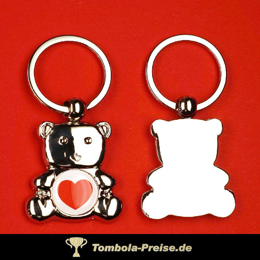 Schl&uuml;sselanh&auml;nger B&auml;r mit Herz