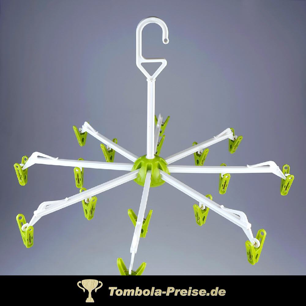 W&auml;sche-Spinne ge&ouml;ffnet