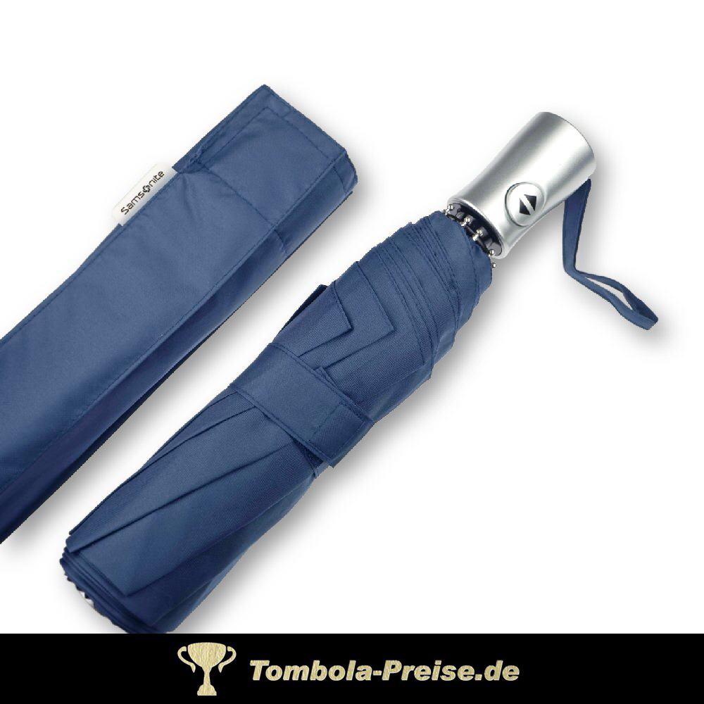 Samsonite Automatik-Schirm blau