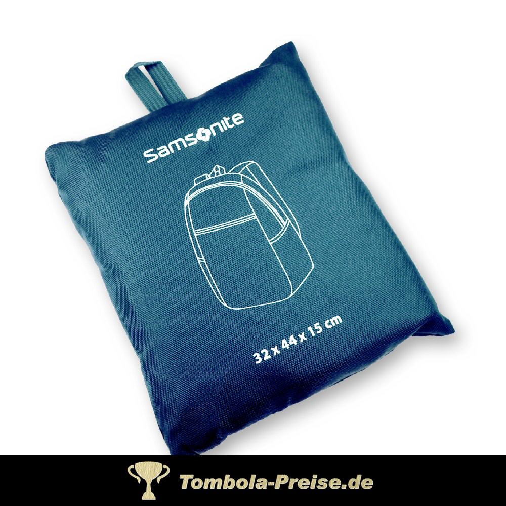 Faltbarer Rucksack blau