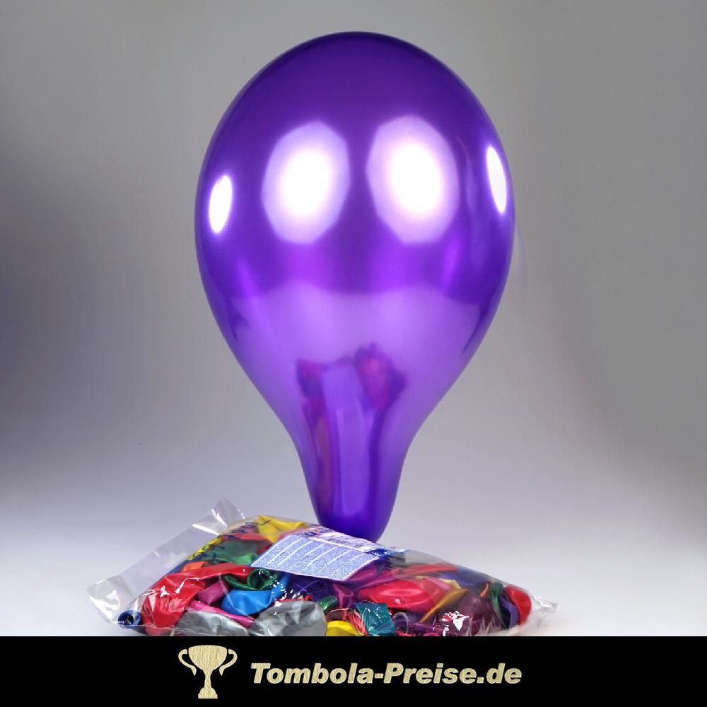 Metallic-Luftballons bunt
