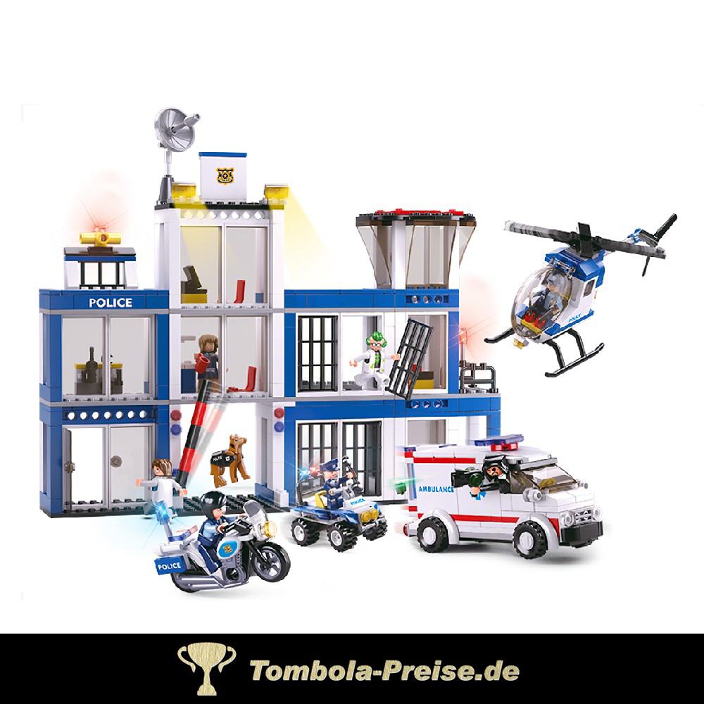 Polizeistation Steckbaukasten
