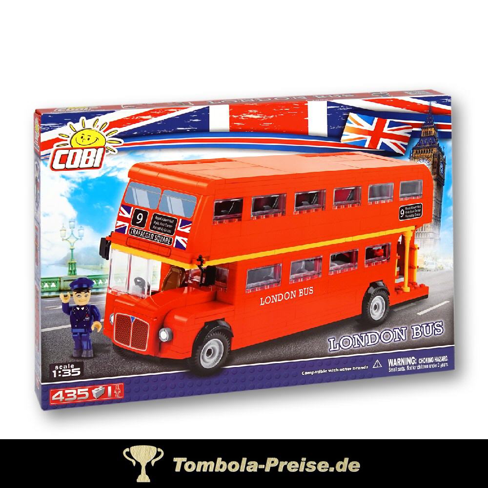 Steckbaukasten Doppeldeckerbus