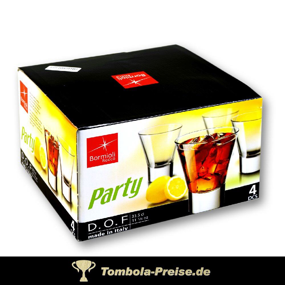 TreuePr&auml;sent Party-Gl&auml;ser-Set 33 cl