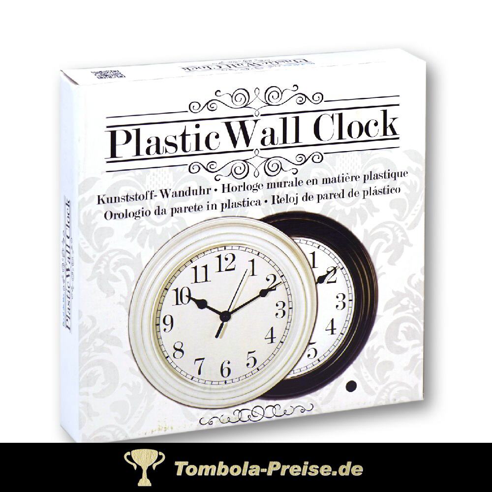Wanduhr aus Kunststoff