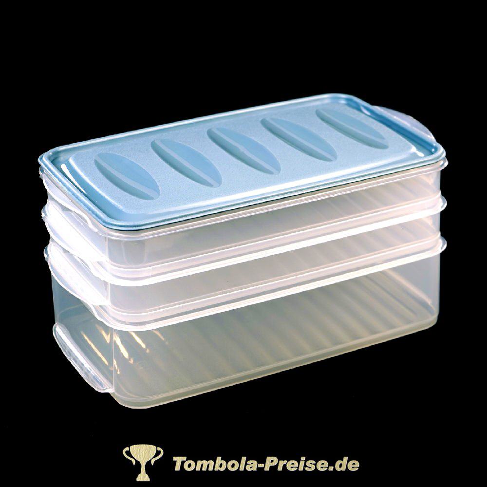 3er-Set Aufschnittdosen blau