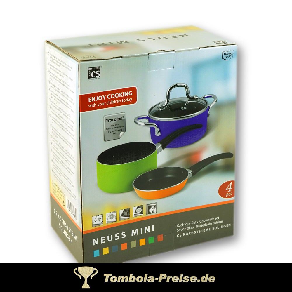TreuePr&auml;sent Mini Kochtopf-Set