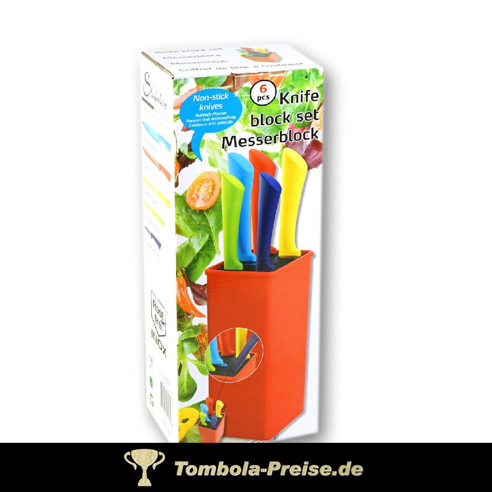 TreuePr&auml;sent Messerblock mit 5 Messern