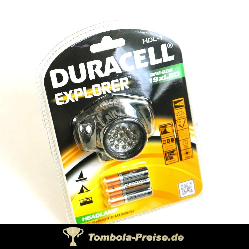 TreuePr&auml;sent Helm-Lampe Duracell
