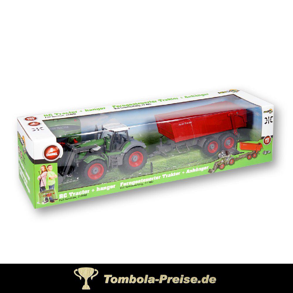 Funk-Schaufellader mit Anh&auml;nger