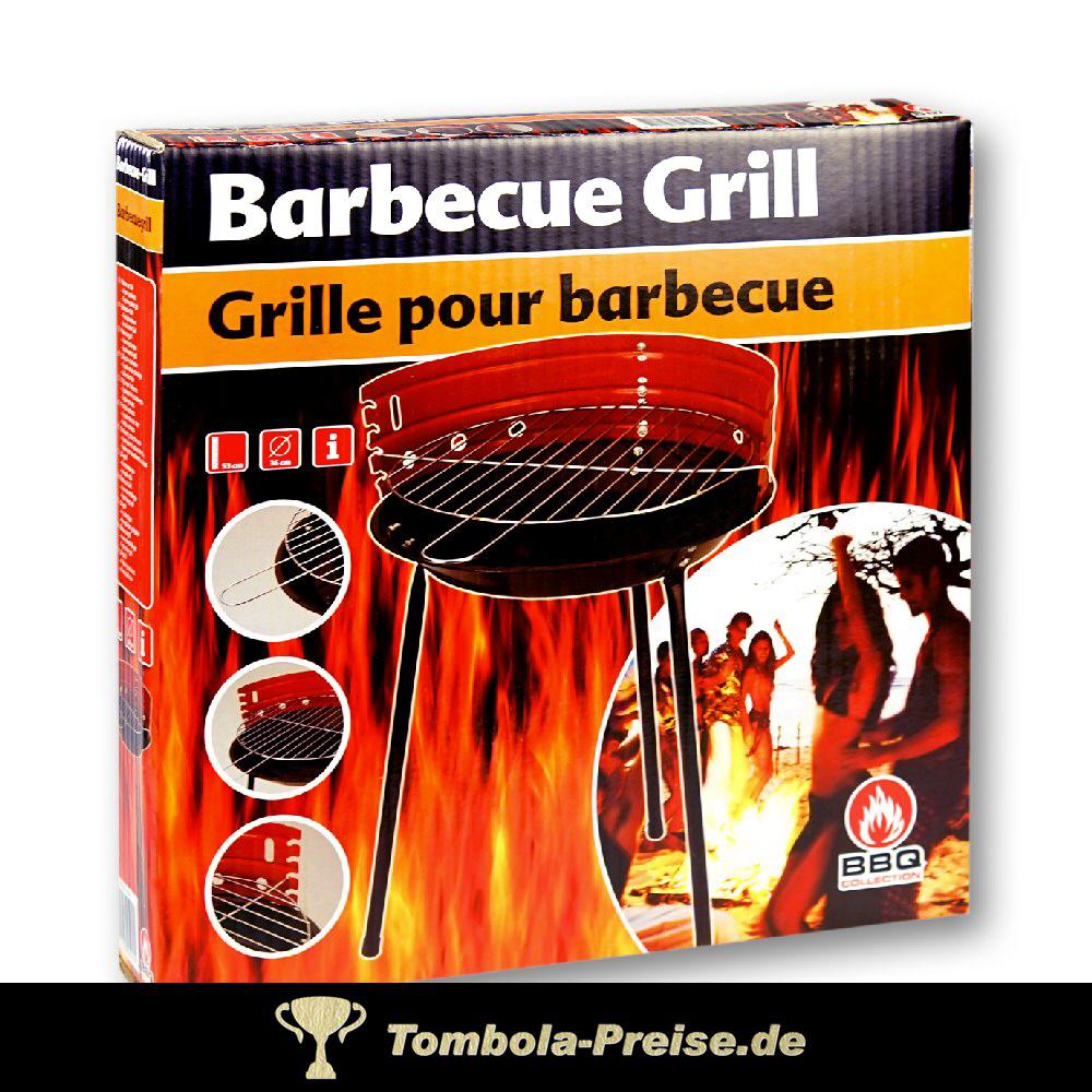 Runder Holzgrill