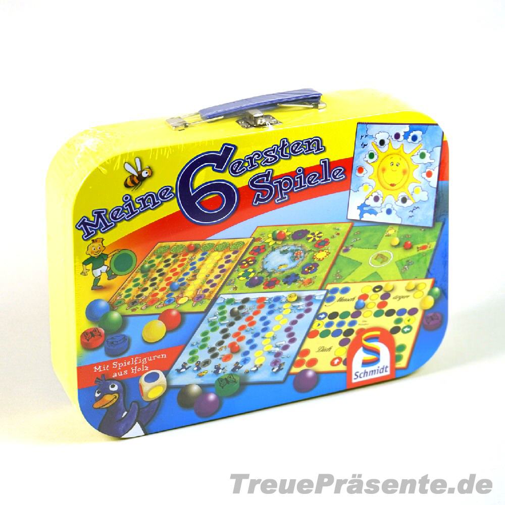 TreuePr&auml;sent Spielekoffer 6 Teile
