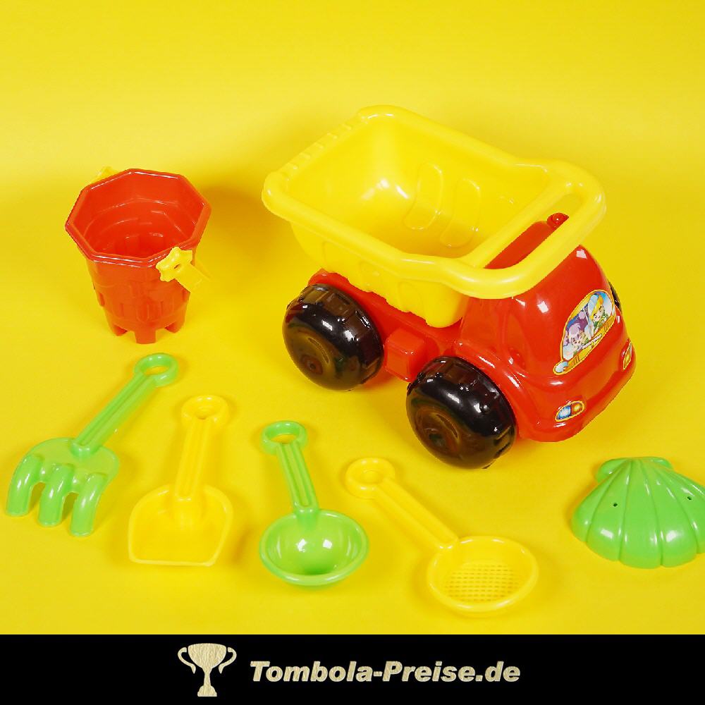 Sandspielzeug LKW 7-teilig