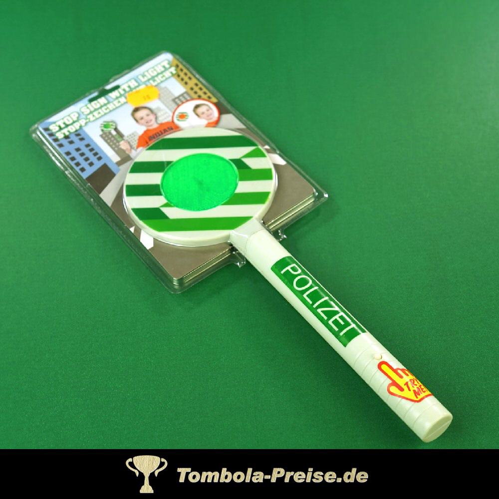 Spielzeug Polizei-Kelle mit Licht