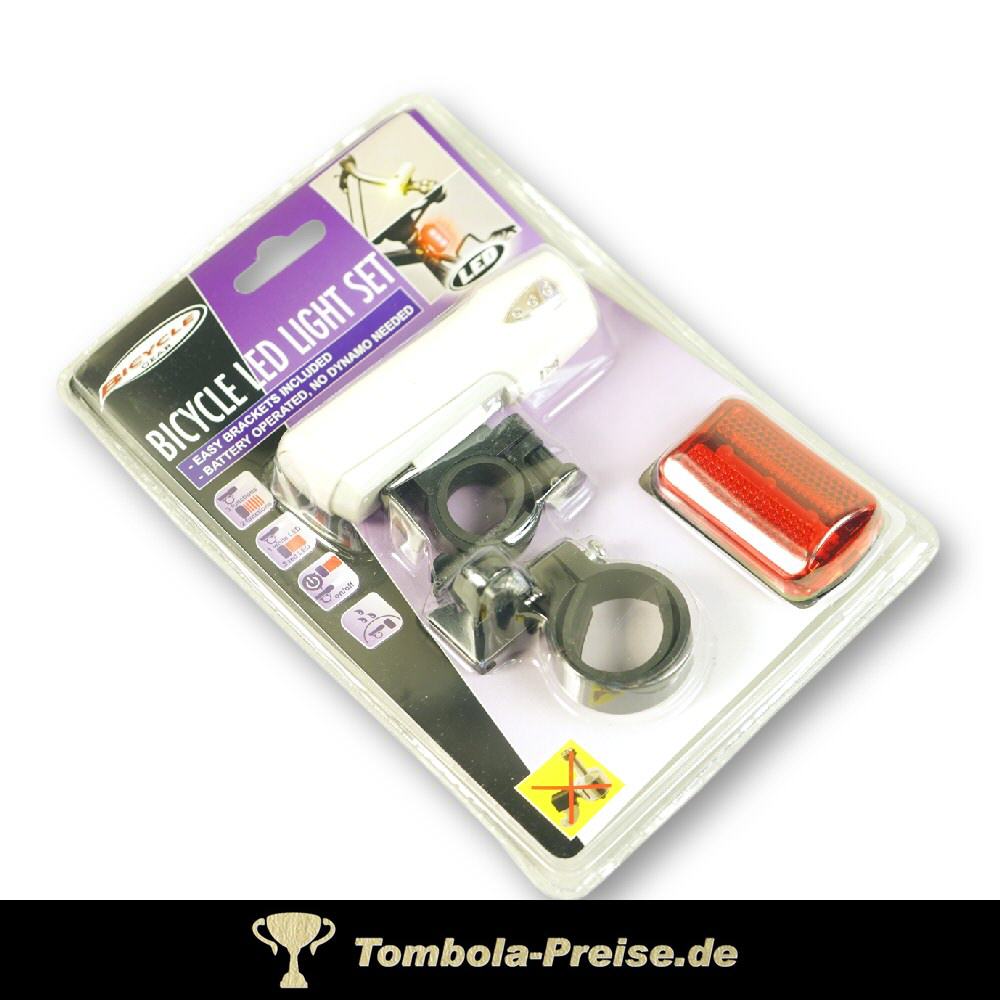 TreuePr&auml;sent Fahrrad Leuchten-Set LED