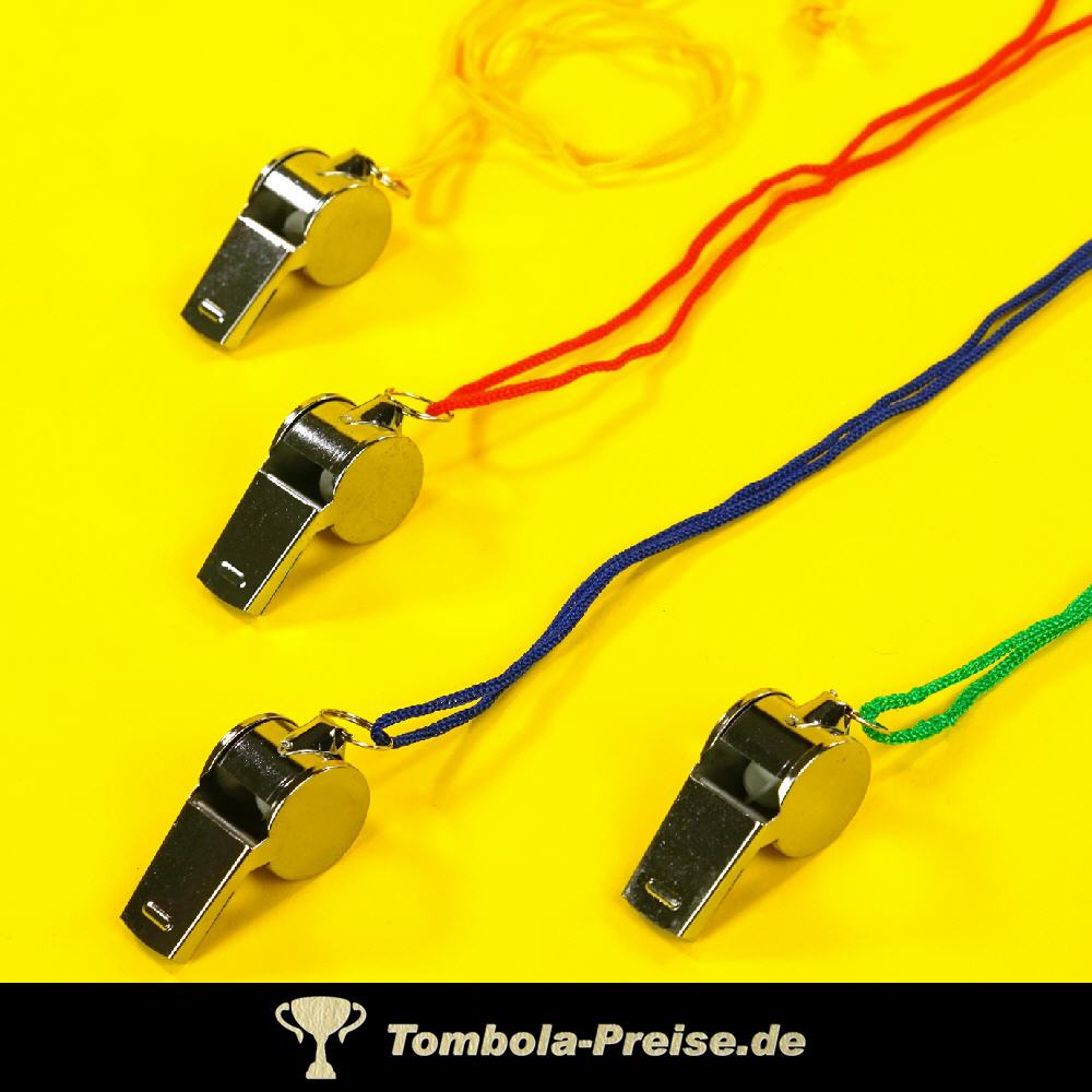 Trillerpfeifen aus Metall